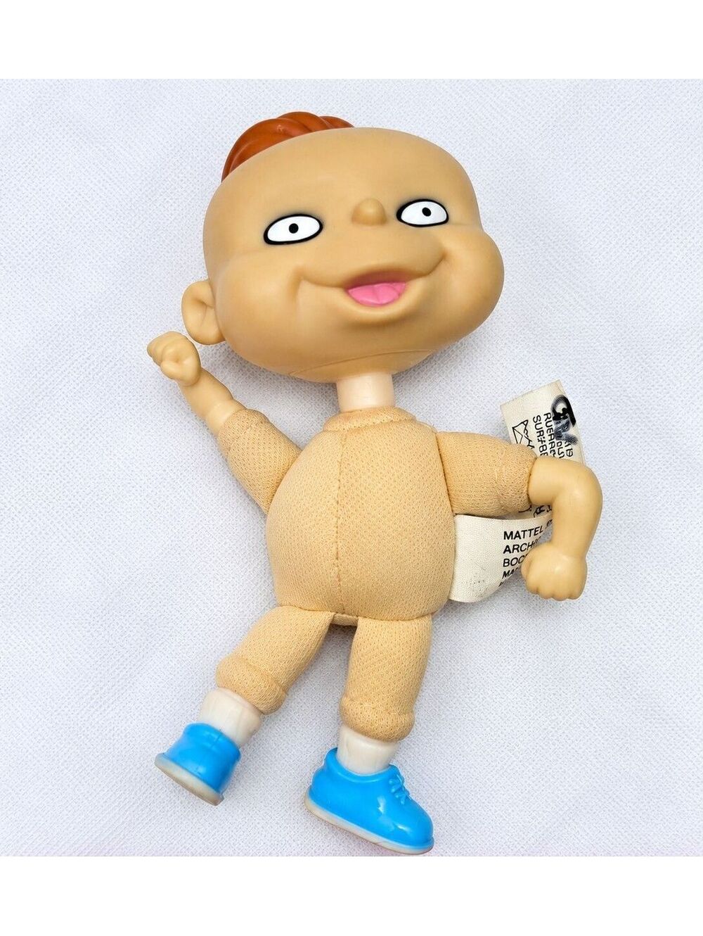Vintage 1997 Mattel Rugrats Phil DeVille 4" Doll Arcotoys Nickelodeon 90s Toy